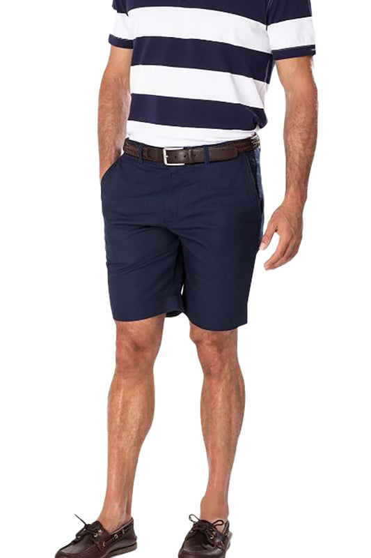 Gazman Linen Blend Short Navy