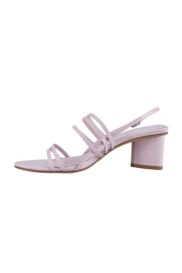 SS221S728 Sol Sana Adele Mid Heel Patent Pink 