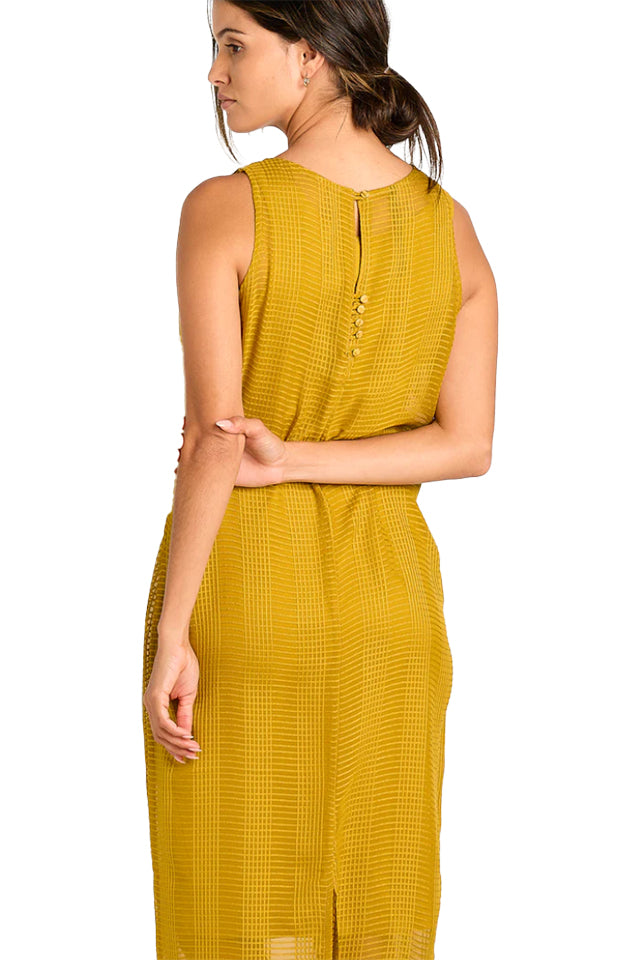 SS23.09 Nyne Lattice Dress Citron 