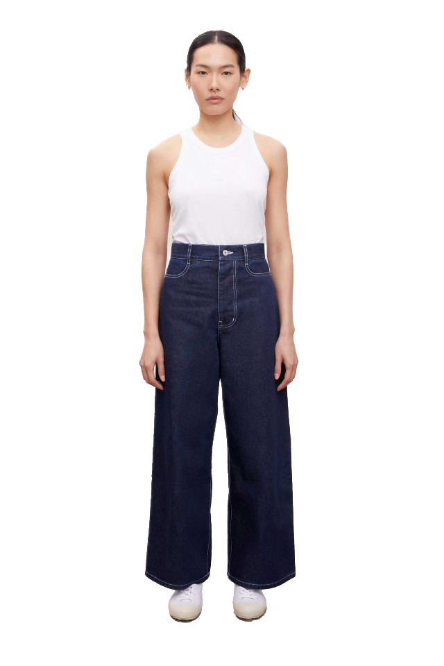 KTD001 Kowtow Sailor Jeans Indigo Denim