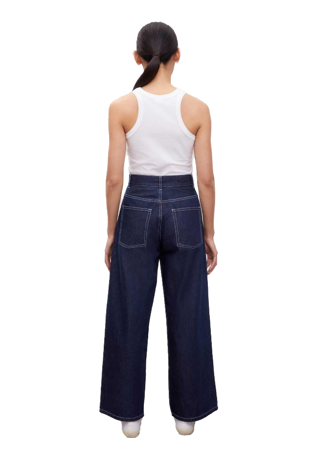 KTD001 Kowtow Sailor Jeans Indigo Denim