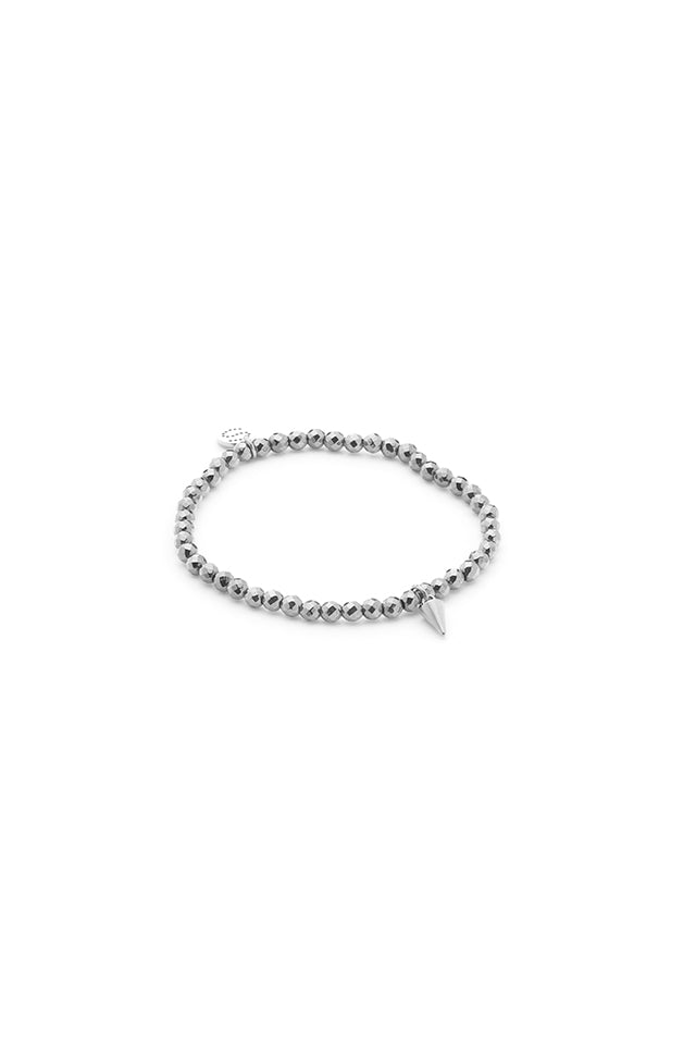 Silk & Steel B212S Asteria Bracelet Silver Hematite