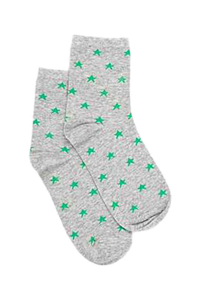 Antler NZ Star Sock Grey and Green