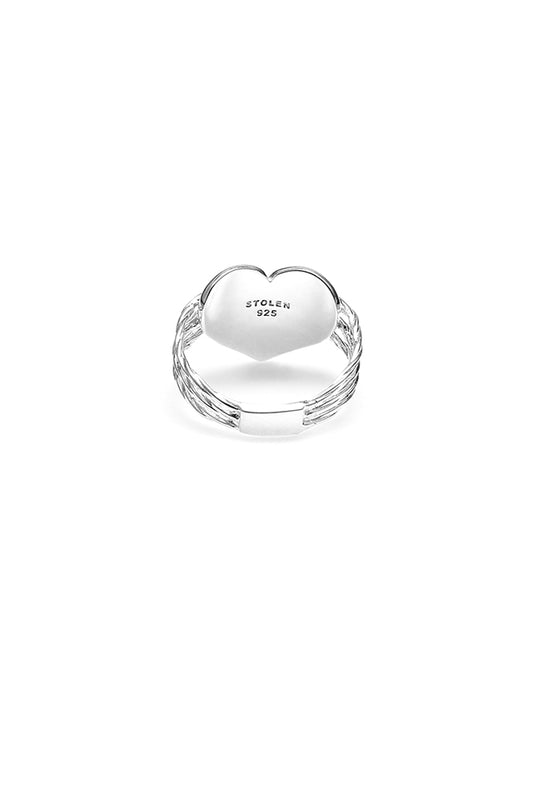 Stolen Girlfriends Club JWL23588 Barbed Heart Ring 