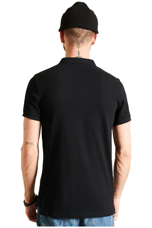 Superdry SM21WP6O Superstate Polo Black 