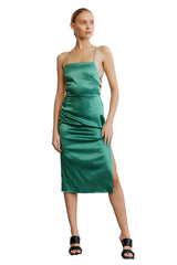 Third Form Loose Ends Midi Dress emerald