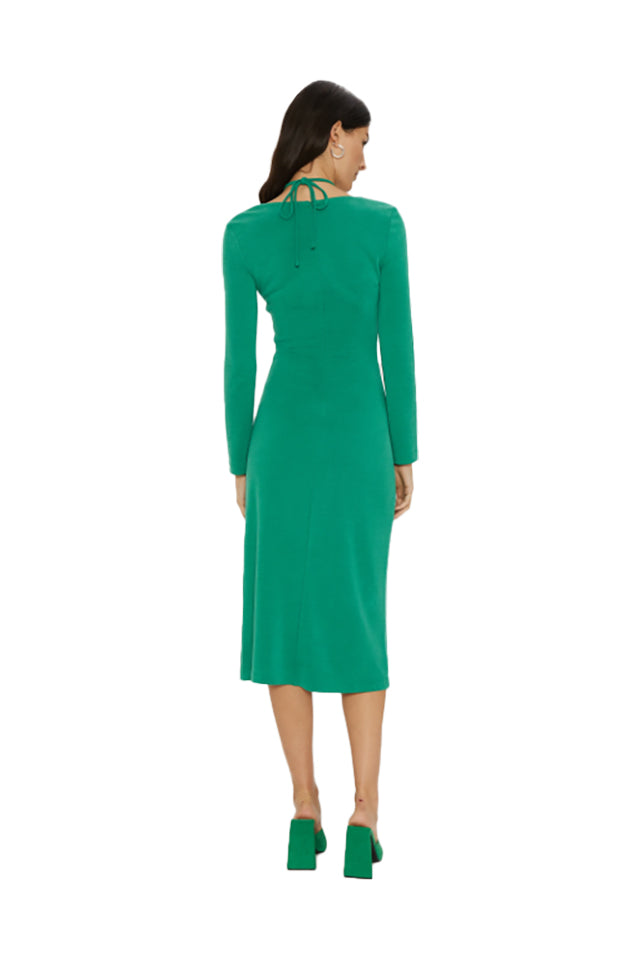 Third Form Rip Tide LS Midi Dress Emerald