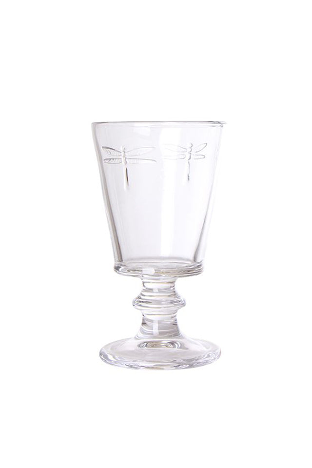 TY00004S French Country Dragonfly Wine Goblet