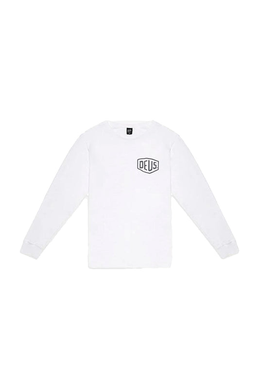 Deus Tokyo Long Sleeve Tee White