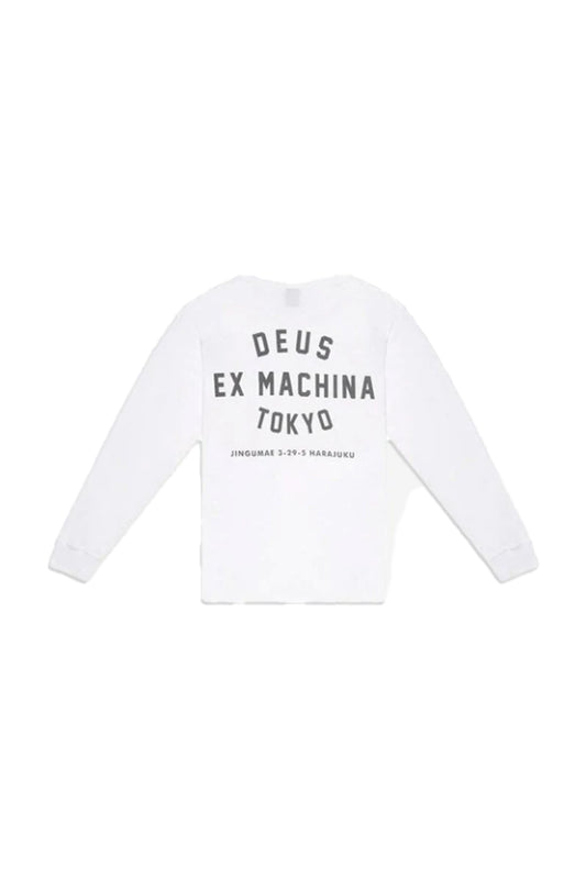 Deus Tokyo Long Sleeve Tee White