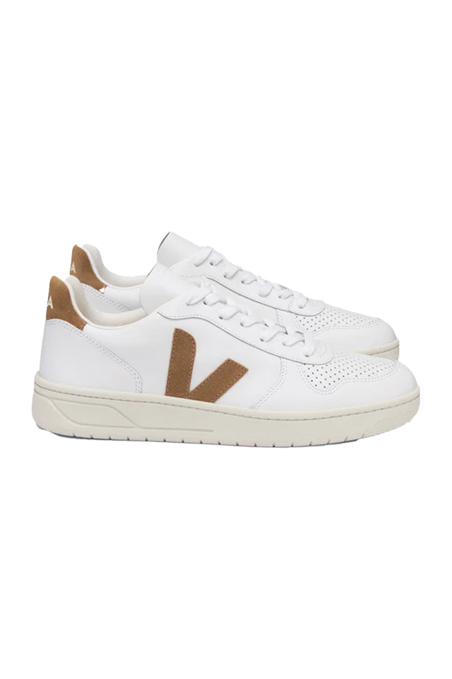 VX0202652 Veja V-10 Leather White Camel