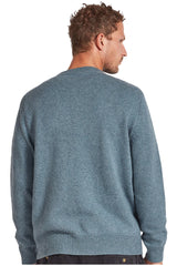 W471 The Academy Brand Malibu Crew Sweater Horizon Blue