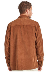 W808 The Academy Brand Lebowski Cord Overshirt Leather