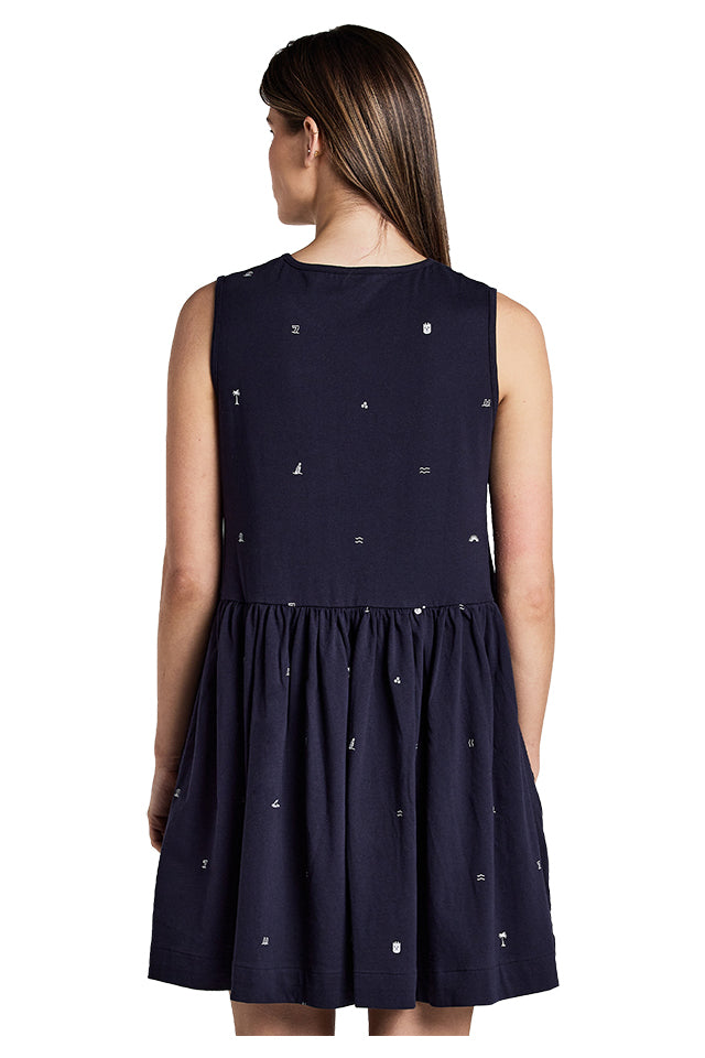 WDR23S7327 Huffer Castaway Amy Dress Navy 