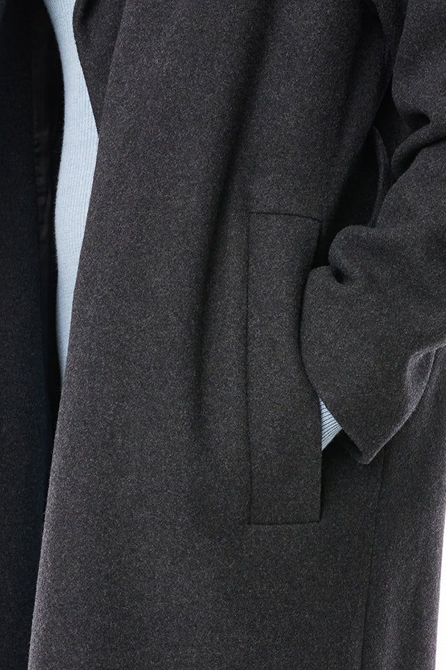 WJA32S7901 Huffer Tia Wool Coat Charcoal Marle 
