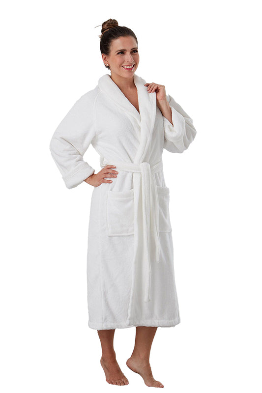 Baksana Women's Manor Robe White