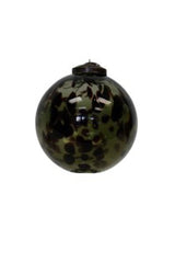 XHB285L Flower Systems Green Glass Bauble Large