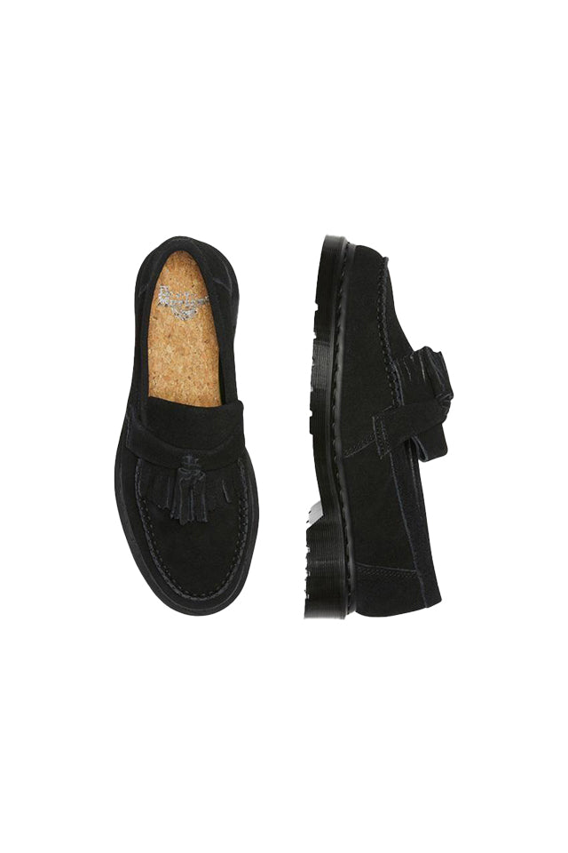 Dr Martens Adrian Tassel Loafer E.H. Suede Black