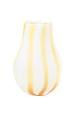 Maytime Broste Ada Stripe Vase  Yellow Stripe