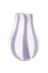 Maytime Broste Ada Stripe Vase  Light Purple Stripe