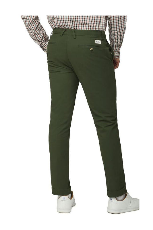 Ben Sherman Signature Skinny Stretch Chino Deep Jungle Green