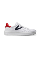 Tretorn Court Clay Sneaker White Red Navy