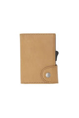 C-Secure Tanned Leather Wallet Saddle