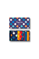 Happy Socks Sock Gift Set 3 Pack Multicolour