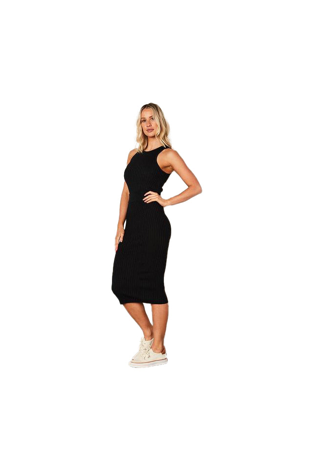 The Others The Luxe Rib Tank Black Lurex