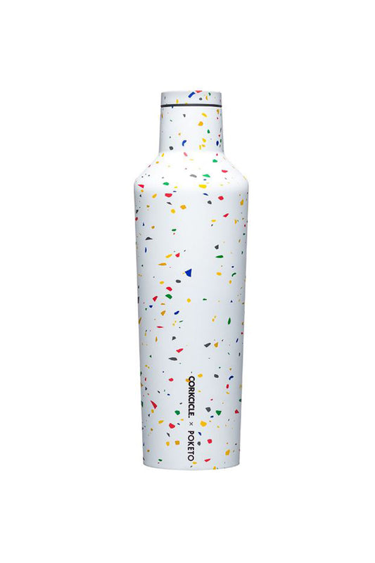 Corkcicle Poketo 475ml Canteen White Terrazzo