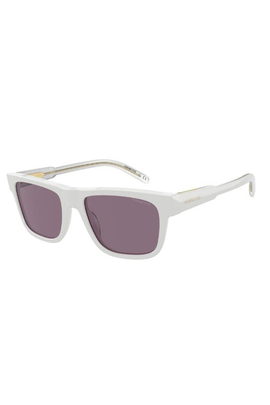 Arnette Post Malone + Arnette Sunglasses Dark Violet Lens Shiny White Frames