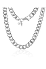 N097S Silk & Steel Revival Necklace Silver