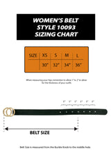Loop Leather Co. sizing chart