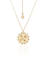 Silk & Steel Star Of Dreams Necklace Gold