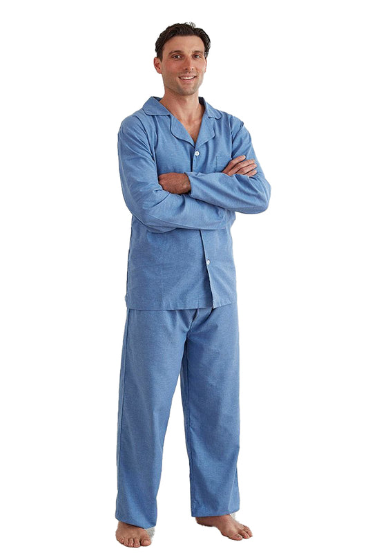 Baksana Theo Classic PJ Set Blue