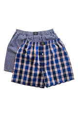 Woven Check Boxers (2 Pack)